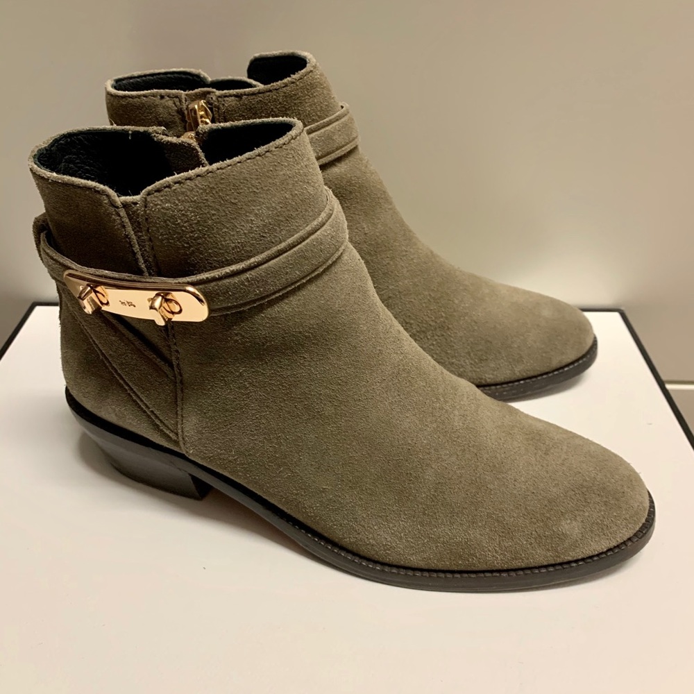COACH Patricia Suede Ankle Boots